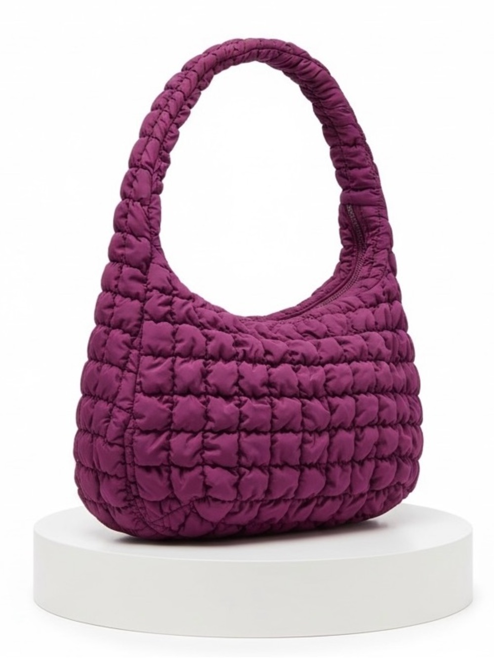 COS Oversized Quilted Large Crossbody Bag - Purple - Picture 9 of 9
